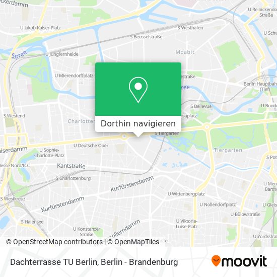 Dachterrasse TU Berlin Karte
