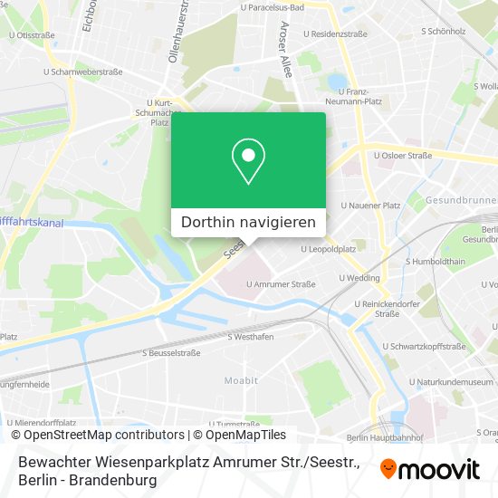 Bewachter Wiesenparkplatz Amrumer Str. / Seestr. Karte