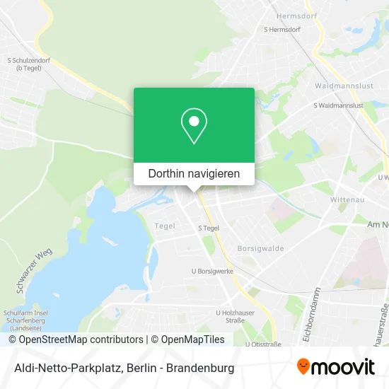 Aldi-Netto-Parkplatz Karte