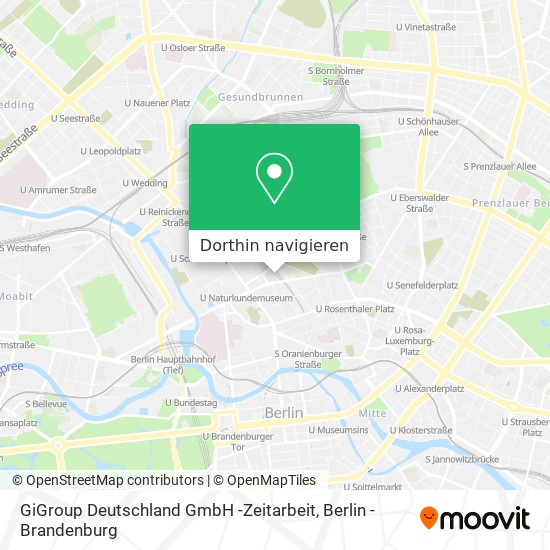 GiGroup Deutschland GmbH -Zeitarbeit Karte