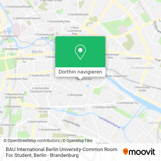 BAU International Berlin University-Common Room For Student Karte