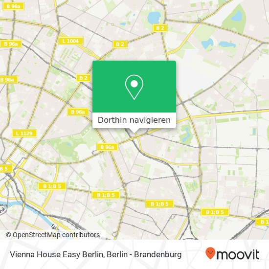 Vienna House Easy Berlin Karte