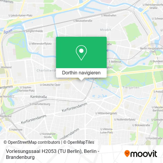 Vorlesungssaal H2053 (TU Berlin) Karte