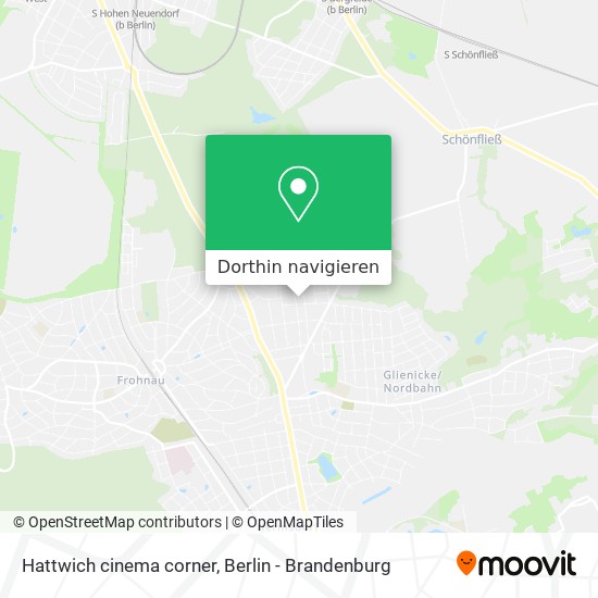 Hattwich cinema corner Karte