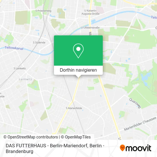 DAS FUTTERHAUS - Berlin-Mariendorf Karte