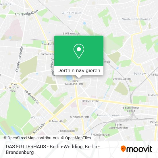 DAS FUTTERHAUS - Berlin-Wedding Karte