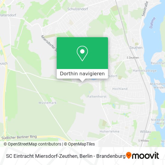 SC Eintracht Miersdorf-Zeuthen Karte
