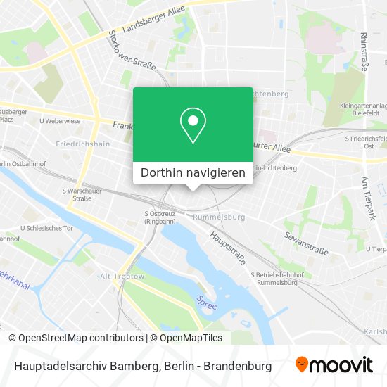 Hauptadelsarchiv Bamberg Karte