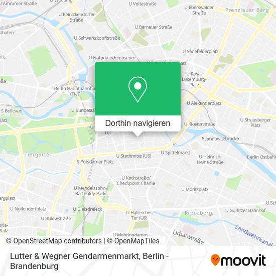 Lutter & Wegner Gendarmenmarkt Karte