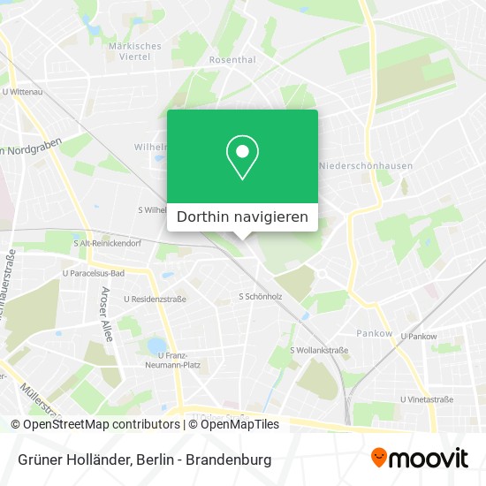 Grüner Holländer Karte