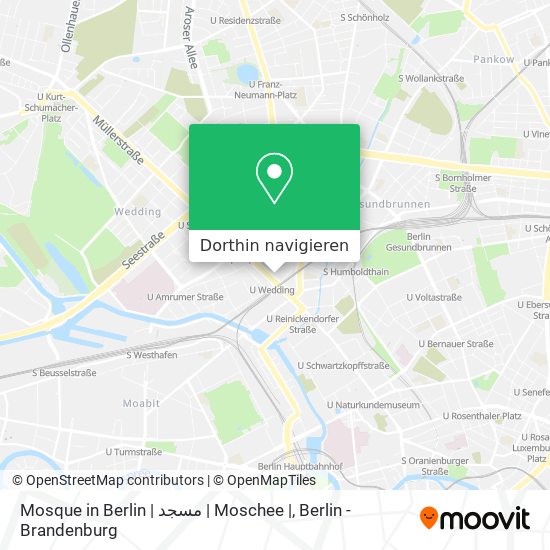 Mosque in Berlin | مسجد | Moschee | Karte