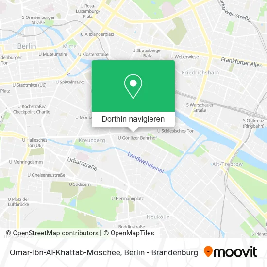 Omar-Ibn-Al-Khattab-Moschee Karte