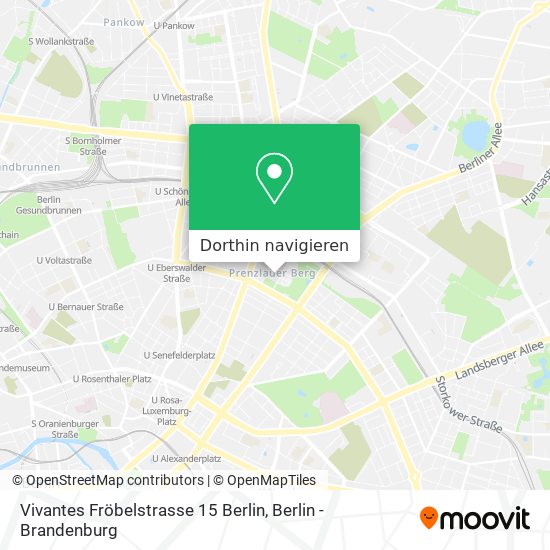 Vivantes Fröbelstrasse 15 Berlin Karte