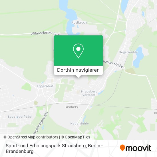 Sport- und Erholungspark Strausberg Karte