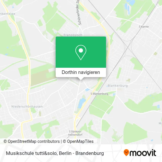 Musikschule tutti&solo Karte