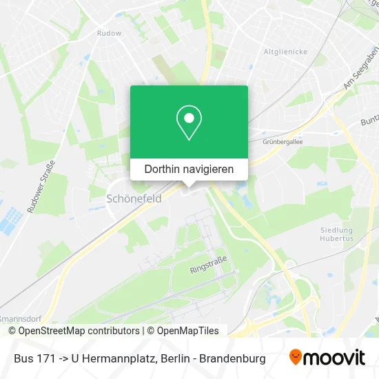 Bus 171 -> U Hermannplatz Karte