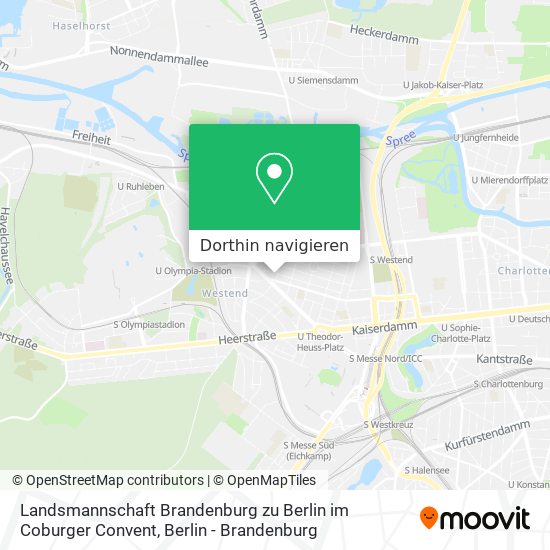 Landsmannschaft Brandenburg zu Berlin im Coburger Convent Karte