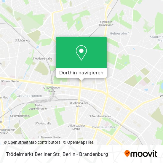 Trödelmarkt Berliner Str. Karte