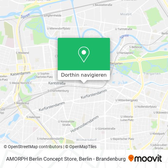 AMORPH Berlin Concept Store Karte