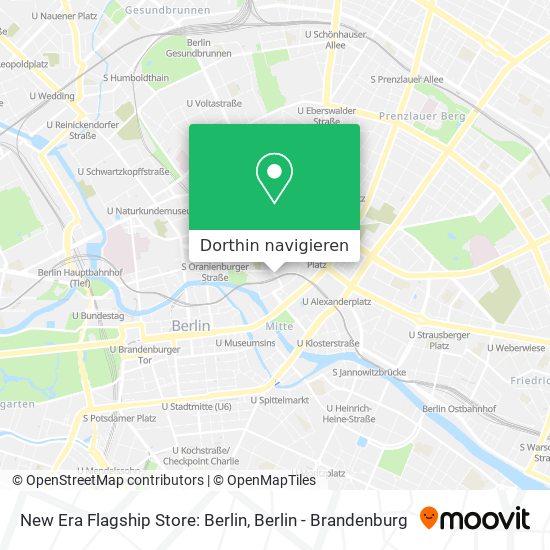 New Era Flagship Store: Berlin Karte