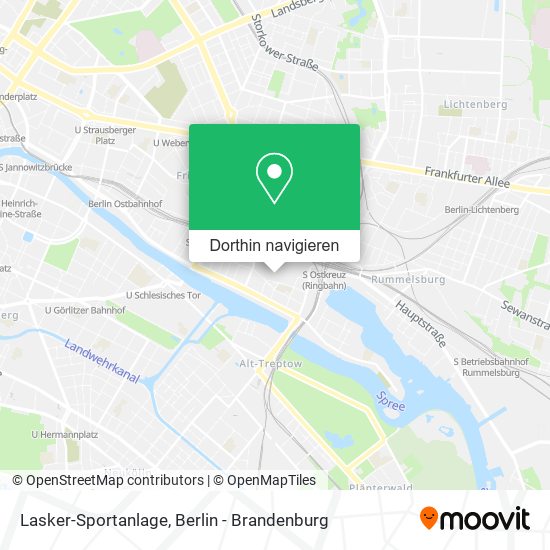 Lasker-Sportanlage Karte