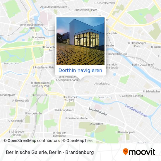 Berlinische Galerie Karte
