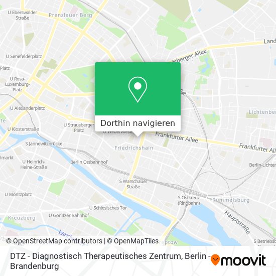 DTZ - Diagnostisch Therapeutisches Zentrum Karte