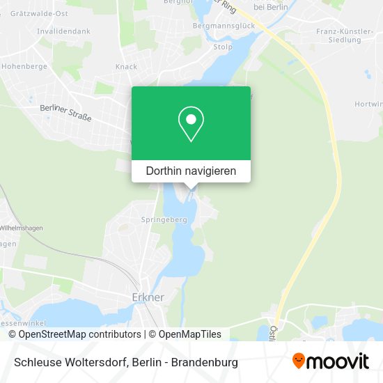 Schleuse Woltersdorf Karte