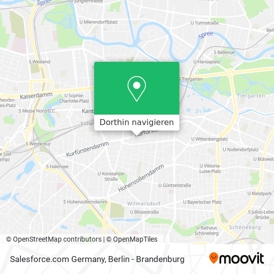 Salesforce.com Germany Karte