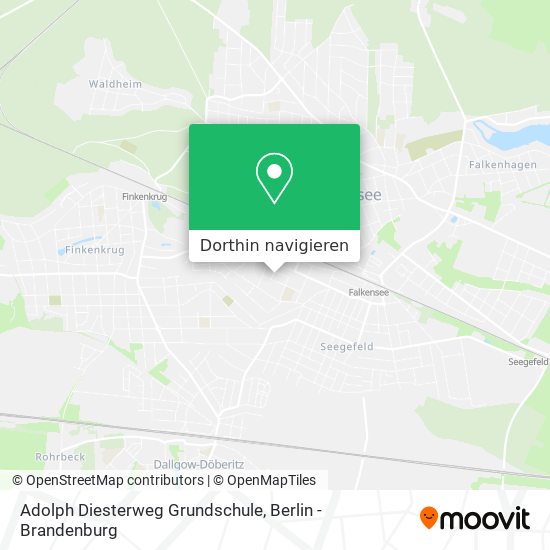 Adolph Diesterweg Grundschule Karte