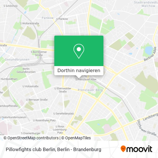 Pillowfights club Berlin Karte