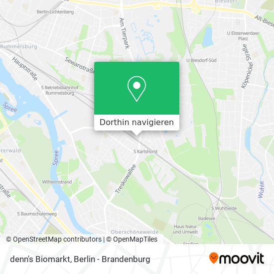 denn's Biomarkt Karte