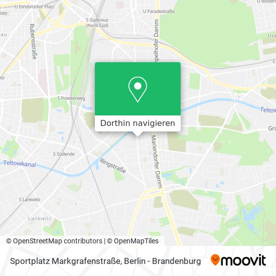 Sportplatz Markgrafenstraße Karte