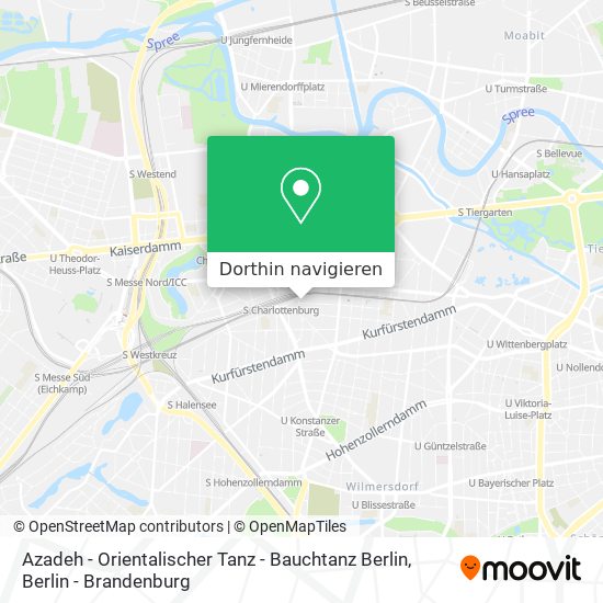 Azadeh - Orientalischer Tanz - Bauchtanz Berlin Karte