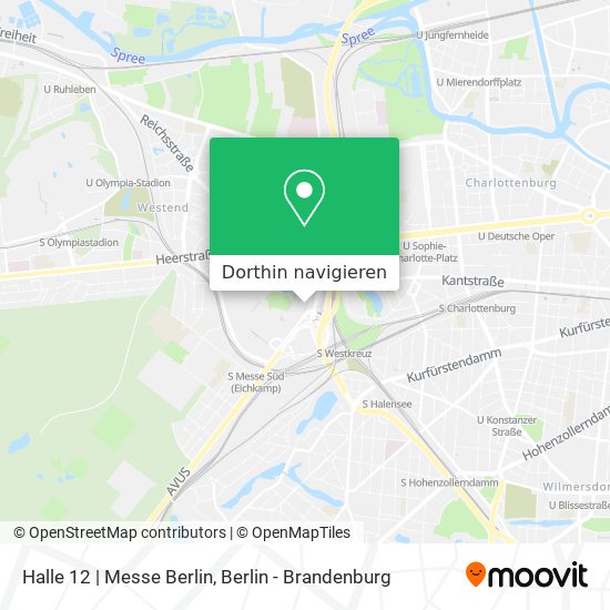 Halle 12 | Messe Berlin Karte