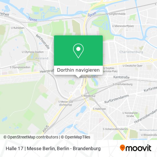 Halle 17 | Messe Berlin Karte