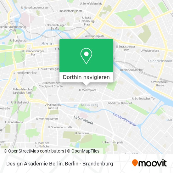 Design Akademie Berlin Karte