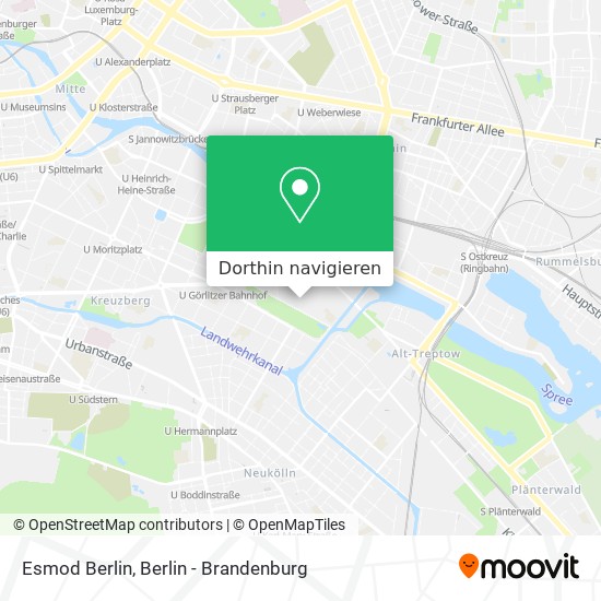 Esmod Berlin Karte