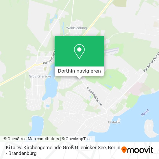 KiTa ev. Kirchengemeinde Groß Glienicker See Karte