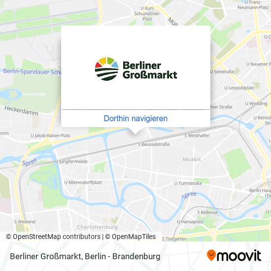 Berliner Großmarkt Karte