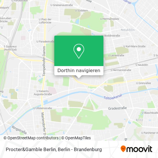 Procter&Gamble Berlin Karte