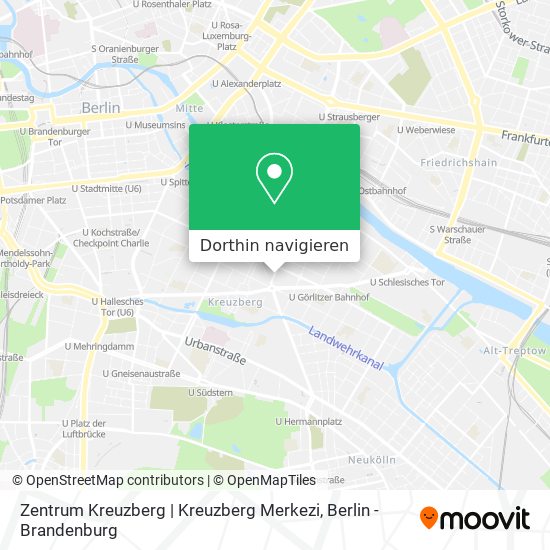 Zentrum Kreuzberg | Kreuzberg Merkezi Karte