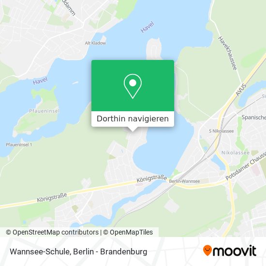 Wannsee-Schule Karte