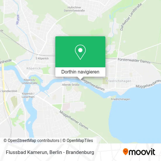 Flussbad Kamerun Karte