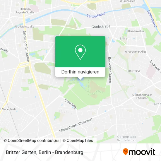 Britzer Garten Karte
