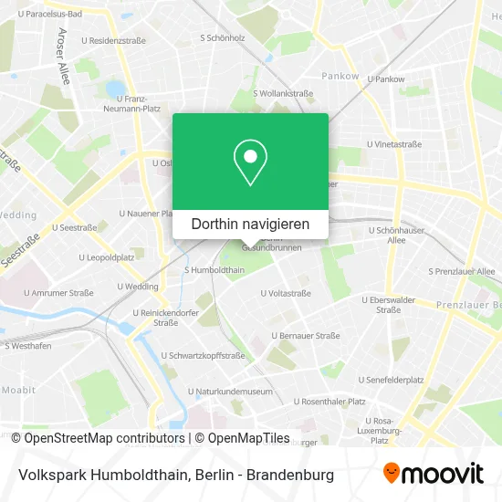 Volkspark Humboldthain Karte