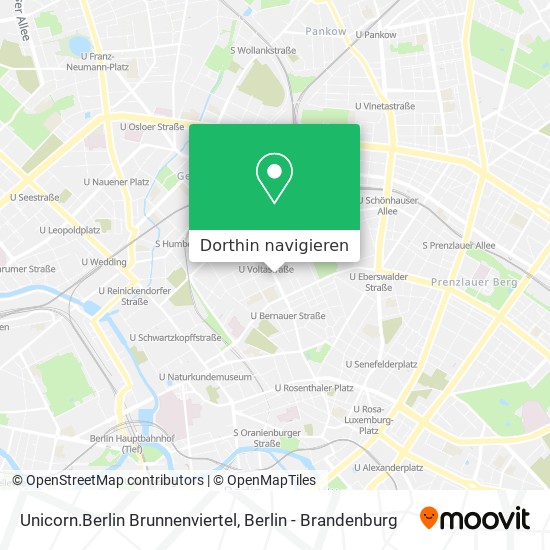 Unicorn.Berlin Brunnenviertel Karte