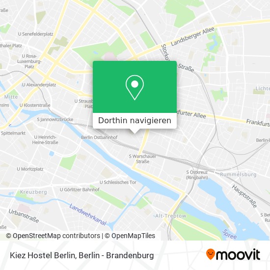 Kiez Hostel Berlin Karte