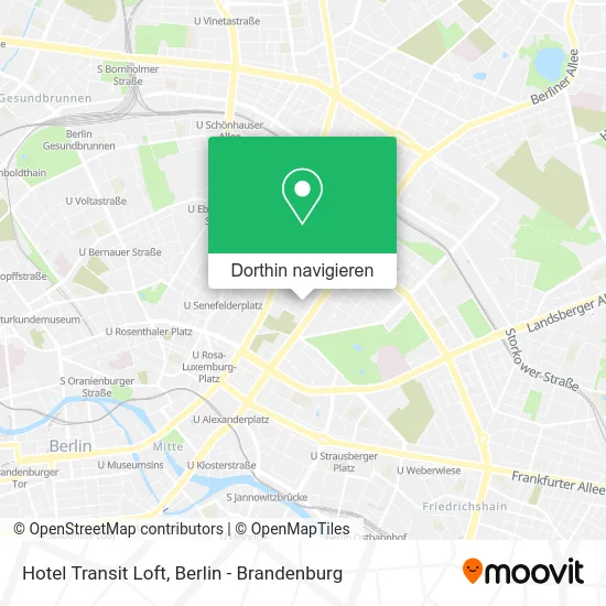 Hotel Transit Loft Karte