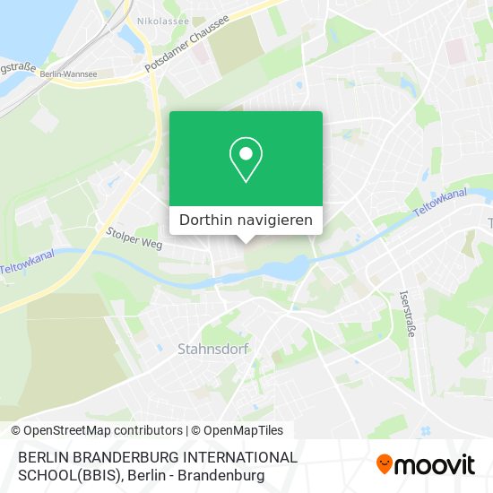 BERLIN BRANDERBURG INTERNATIONAL SCHOOL(BBIS) Karte